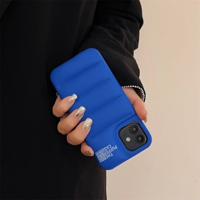 Puffer Case For iPhone 13 12 11 Pro Max Mini - Go Nirret